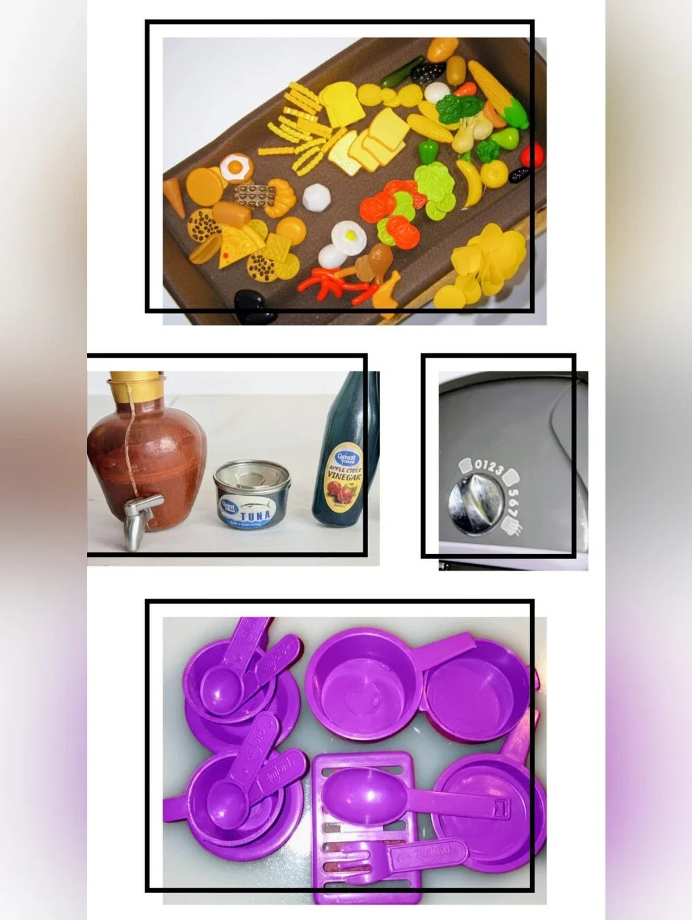 Huge 125 Pc Pretend Play Kitchen Food Toy Lot • Food, Dishes & Appliances